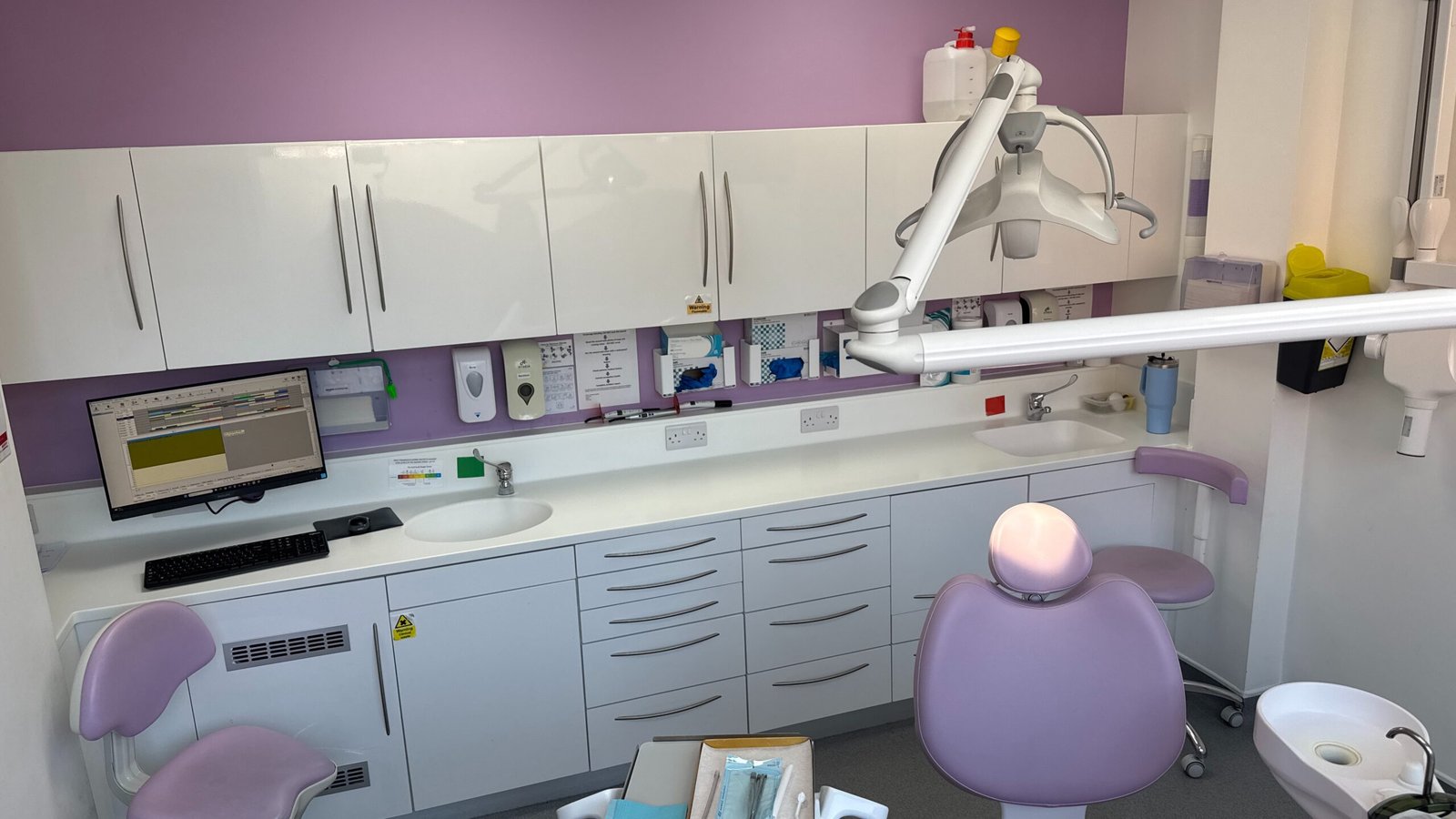 A treatment room at Epsom Smiles Dental Practice